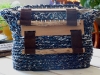 Handtasche wooden-knitwear blau